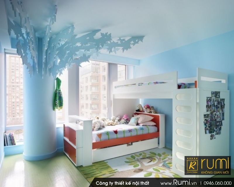 Mẫu thiết kế nội thất chung cư nhỏ phong cách hiện đại tại Hà Nội