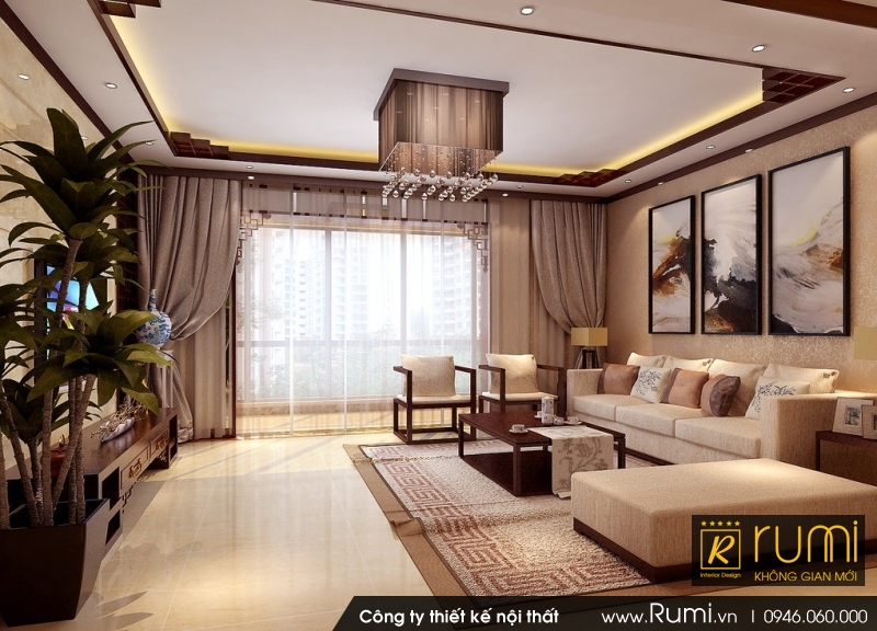Thiết kế nội thất chung cư nhỏ sang trọng tại Hà Nội