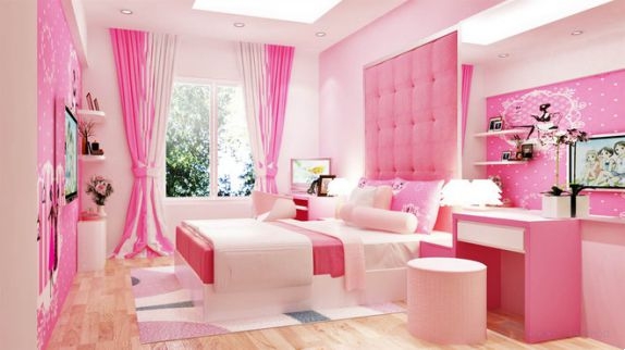 10 mẫu nội thất phòng ngủ dễ thương dành cho bé gái