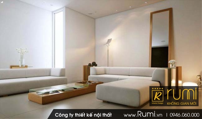 12 mẫu thiết kế nội thất phòng khách đẹp với gam màu trắng