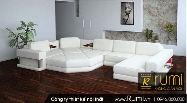 Những mẫu nội thất phòng khách đẹp với ghế sofa