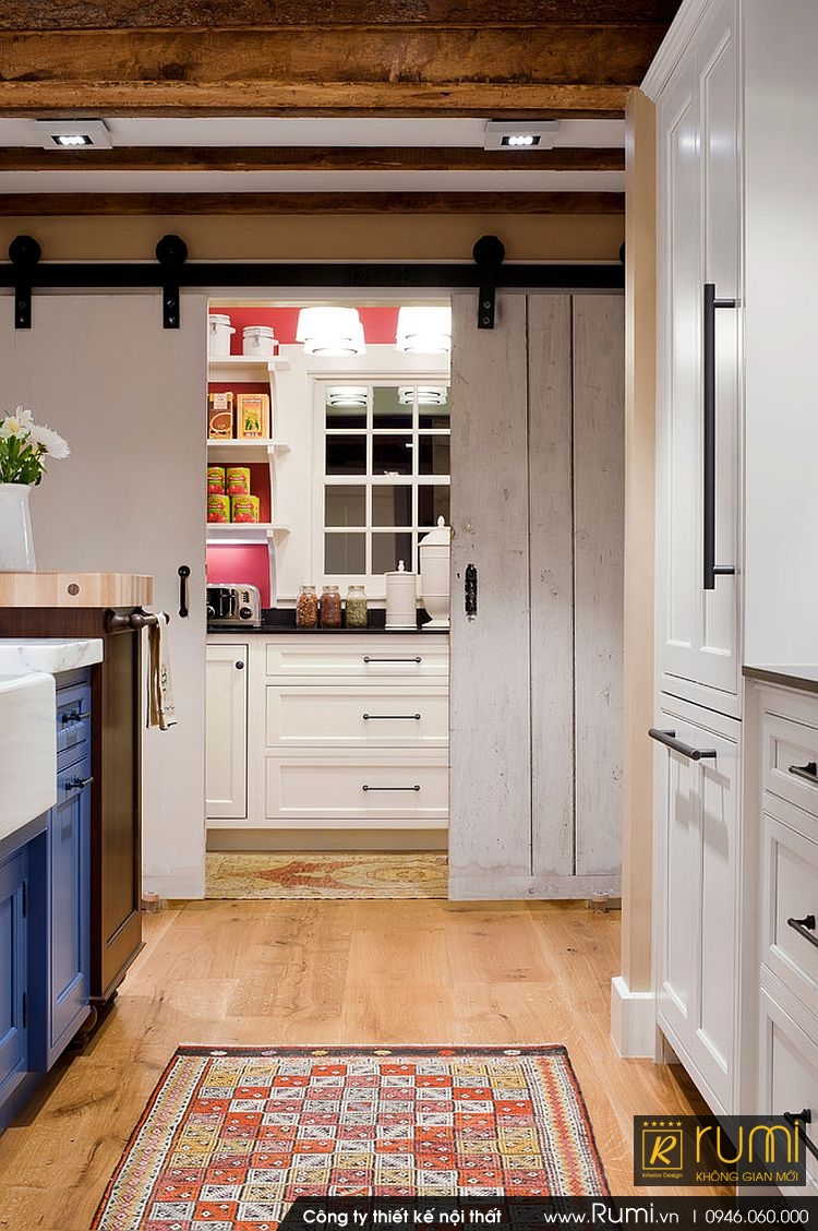Cửa trượt - Nội thất phòng bếp hoàn hảo cho gian bếp