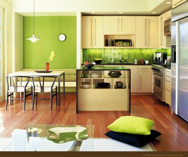 Ý tưởng trang trí nội thất phòng bếp mát cho mùa hè