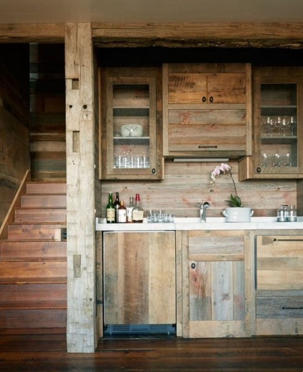 Ngất ngây với mẫu phòng bếp đẹp bằng gỗ