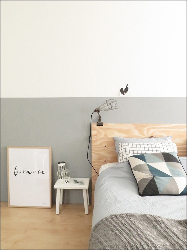 Xu hướng thiết kế phòng ngủ với sơn nửa tường 2017
