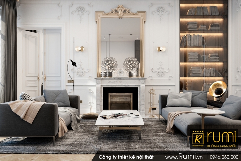 Nội thất Tân cổ điển tại Hà Nội