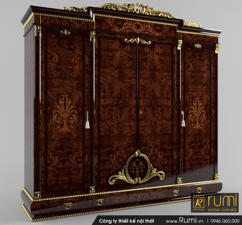 Tủ quần áo tân cổ điển