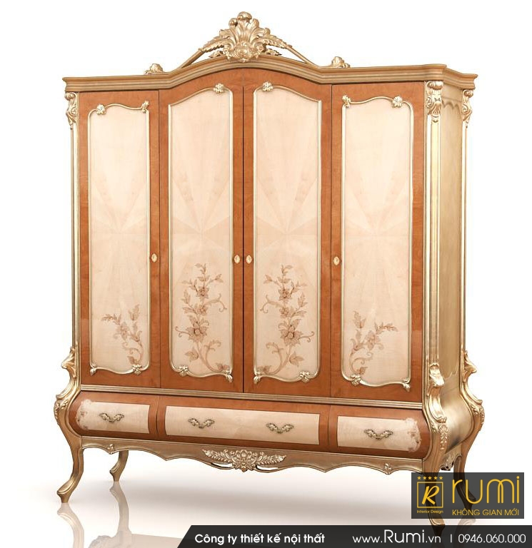 Tủ quần áo tân cổ điển