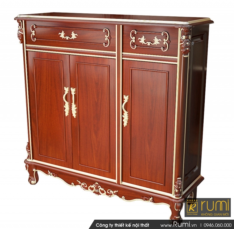 Tủ giày dép tân cổ điển