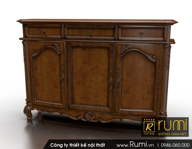 Tủ giày dép tân cổ điển