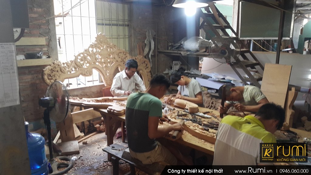Xưởng sản xuất đồ gỗ gia tăng sản xuất dịp cuối năm 2018