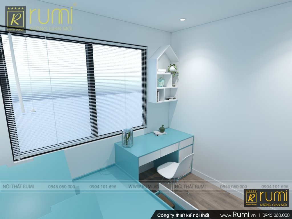 Thiết kế và thi công nội thất căn hộ 3PN Vinhomes Smart City