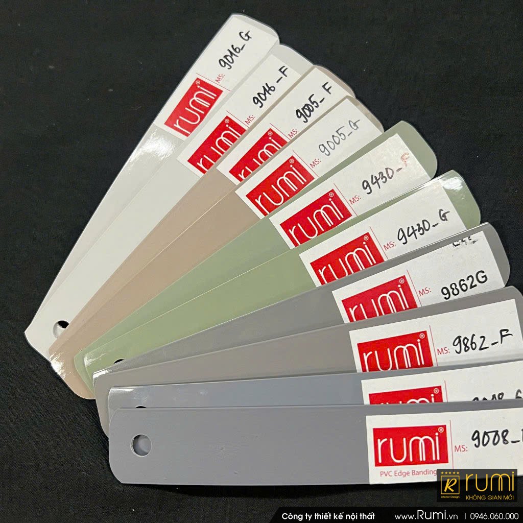 Nẹp chỉ nhựa PVC Rumi – Giải pháp hoàn thiện bề mặt thẩm mỹ và bền bỉ