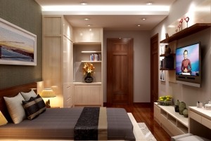 Mẫu nội thất biệt thự hiện đại, cao cấp của anh Hưng tại Quốc Oai, Hà Nội