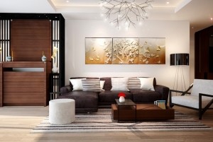 Thi công nội thất nhà chung cư đẹp Vinhomes Nguyễn Chí Thanh - Hà Nội