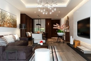 Thi công nội thất nhà chung cư đẹp Vinhomes Nguyễn Chí Thanh - Hà Nội