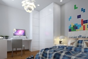 Mẫu thiết kế nội thất chung cư 70m2 tại Hòa Bình Green City