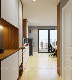 Thiết kế nội thất chung cư Green Bay căn 3904