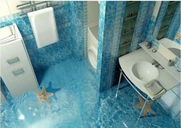 10 mẫu phòng tắm đẹp thiết kế sàn nhà 3D hiện đại