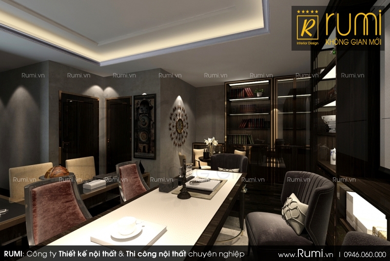 Thi công nội thất biệt thự 2 tầng tại Nam Định