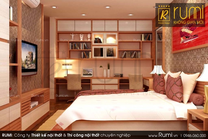Mẫu thiết kế nội thất chung cư nhỏ phong cách hiện đại tại Hà Nội