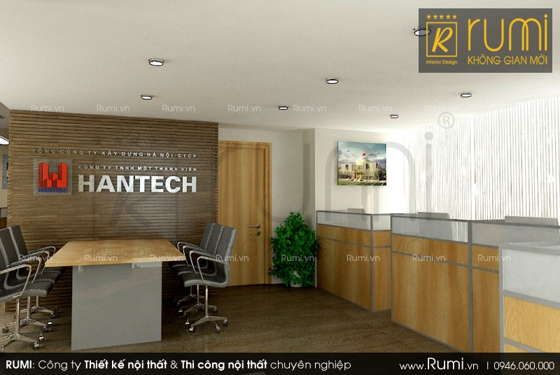 Mẫu thiết kế nội thất văn phòng đẹp, hiện đại, chuyên nghiệp tại Hà Nội