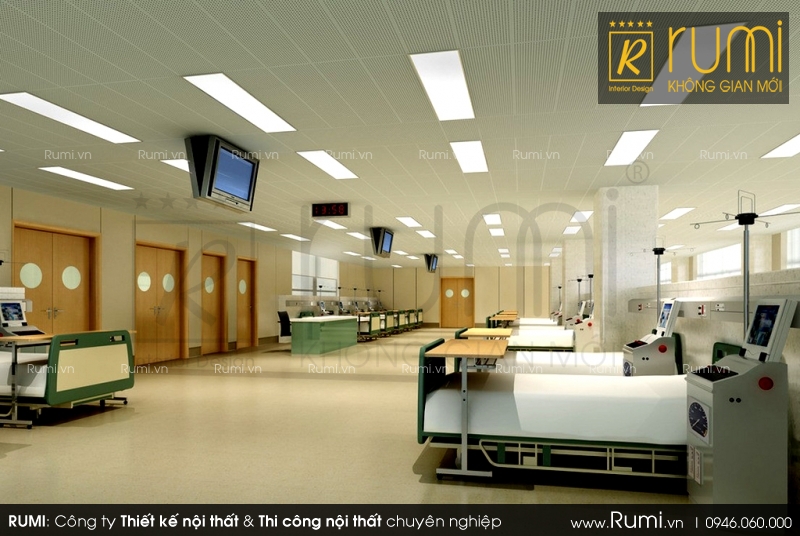 Thiết kế nội thất văn phòng đẹp cho bệnh viện Lạc Việt, Vĩnh Phúc