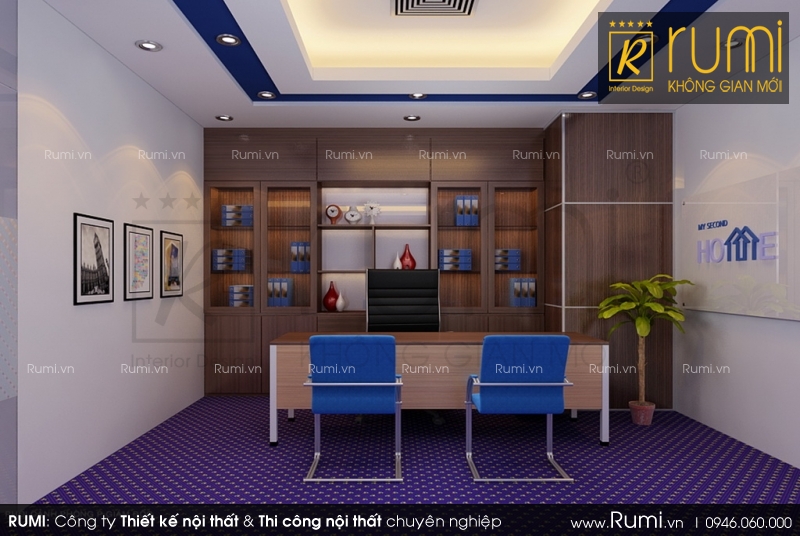 Mẫu thiết kế nội thất văn phòng hiện đại, cao cấp tại Hà Nội